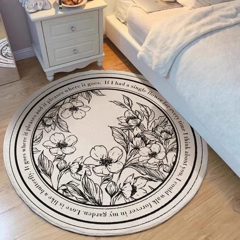 INS Nordic Round Carpet Non-slip Floor Mat Absorbent Area Rugs for Living Room Bedroom Bedside Mats Balcony Hallway Rug Tapis
INS Nordic Round Carpet Non-slip Floor Mat Absorbent Area Rugs for Living Room Bedroom Bedside Mats Balcony Hallway Rug Tapis