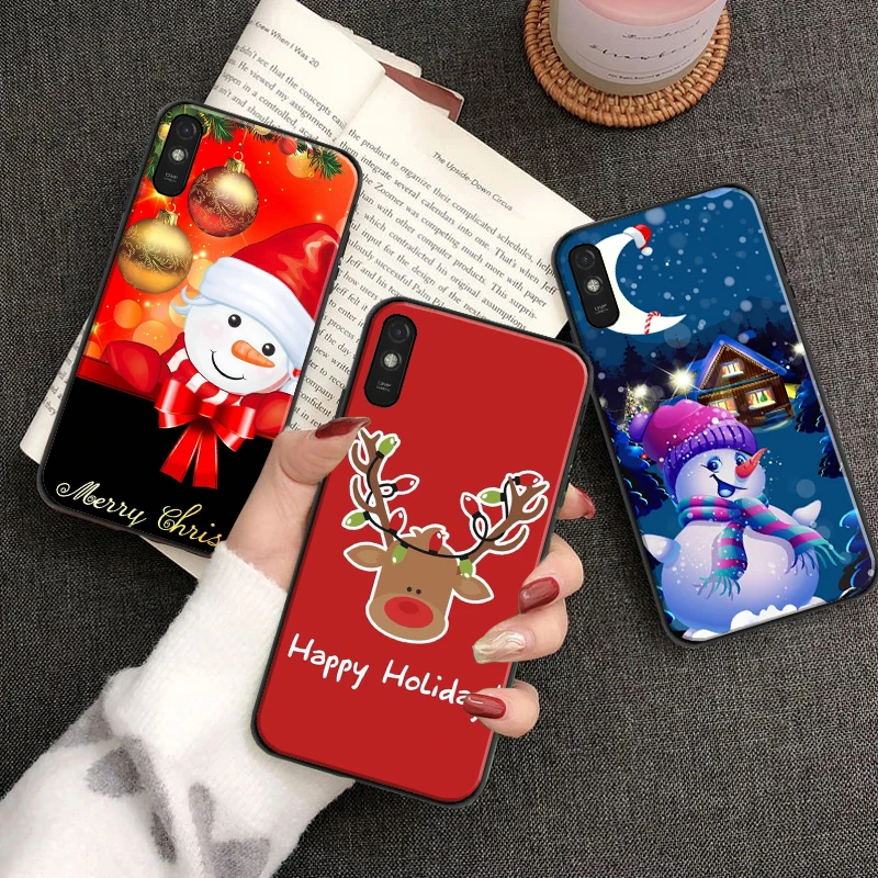 Merry Christmas Silicone Phone Case For Xiaomi Redmi 7 7A 8 8A 9 9i 9AT 9T 9A 9C Note 7 8 8T 8 2021 Funda Soft Back Cover 
Merry Christmas Silicone Phone Case For Xiaomi Redmi 7 7A 8 8A 9 9i 9AT 9T 9A 9C Note 7 8 8T 8 2021 Funda Soft Back Cover