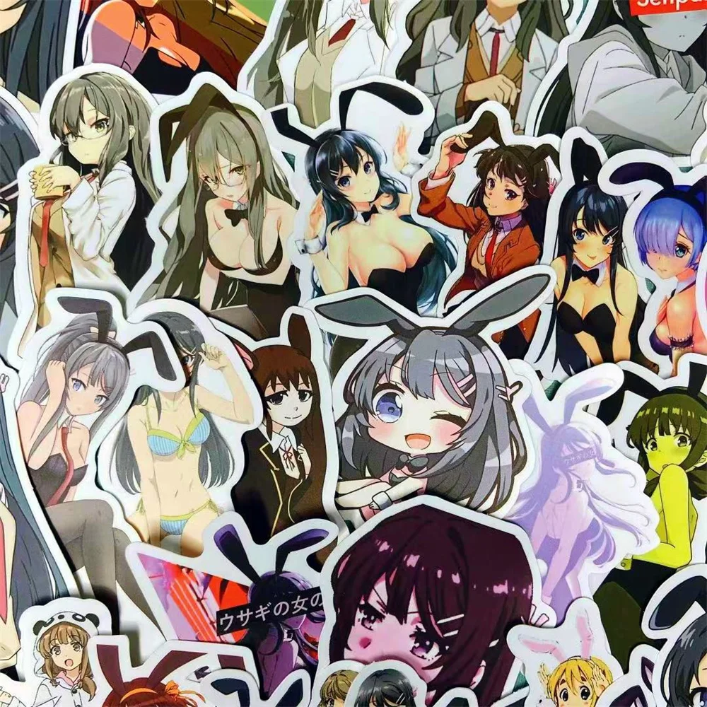 10/30/50PCS Cute Bunny Girl Sexy Graffiti Sticker Helmet Skateboard Notebook Guitar Bike Gift Toy Sticker Wholesale
10/30/50PCS Cute Bunny Girl Sexy Graffiti Sticker Helmet Skateboard Notebook Guitar Bike Gift Toy Sticker Wholesale