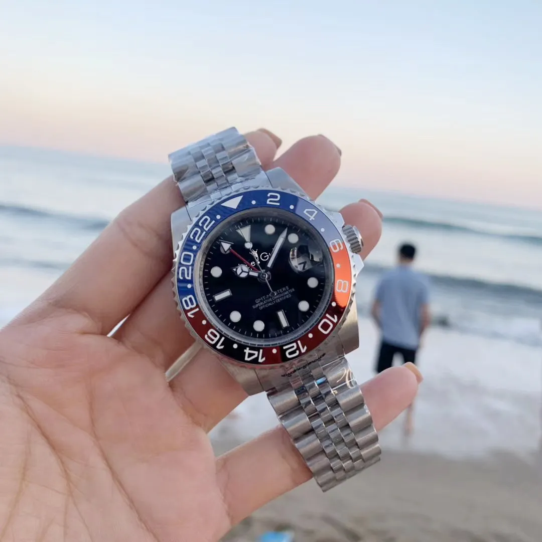 Mens Wristwatch Blue Black Ceramic Bezel Stainless Steel Watch 116710 Automatic GMT Movement Limited Watch New Jubilee Master
Mens Wristwatch Blue Black Ceramic Bezel Stainless Steel Watch 116710 Automatic GMT Movement Limited Watch New Jubilee Master