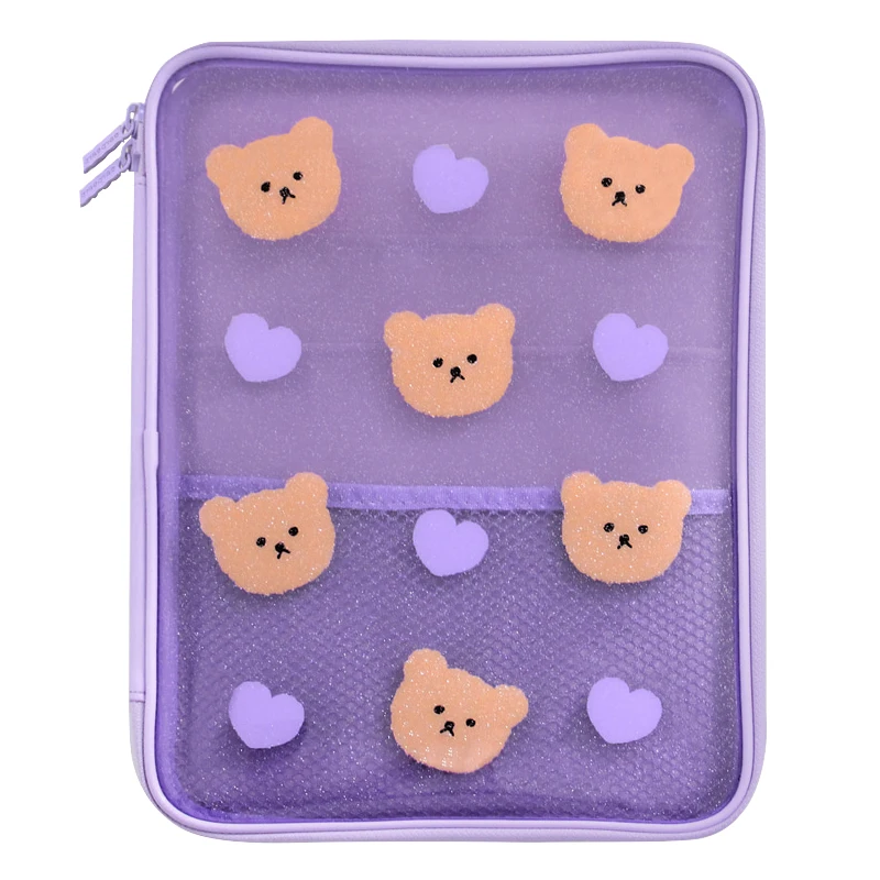 Korea Bear Laptop Case Bags Heart 10.5 11inch Waterproof Mac Ipad Pro Case IPad Storage Bag Travel Girls Clutch Purse Organizer
Korea Bear Laptop Case Bags Heart 10.5 11inch Waterproof Mac Ipad Pro Case IPad Storage Bag Travel Girls Clutch Purse Organizer