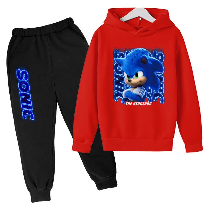 2021Sping Autumn 4-15Y Unisex Fashion Casual Cotton Sonics Printed Kids Long Sleeve Hoodie+Jogger Pants Suits Children Clothes
2021Sping Autumn 4-15Y Unisex Fashion Casual Cotton Sonics Printed Kids Long Sleeve Hoodie+Jogger Pants Suits Children Clothes