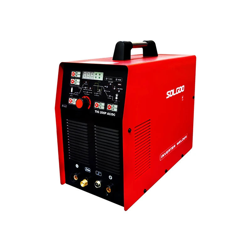 SOLGOO TIG200P AC/DC Inverter Digital Square Wave AC/DC Pulse 220V TIG Welding TIG Aluminum Alloy TIG/MMA Welding Machine
SOLGOO TIG200P AC/DC Inverter Digital Square Wave AC/DC Pulse 220V TIG Welding TIG Aluminum Alloy TIG/MMA Welding Machine