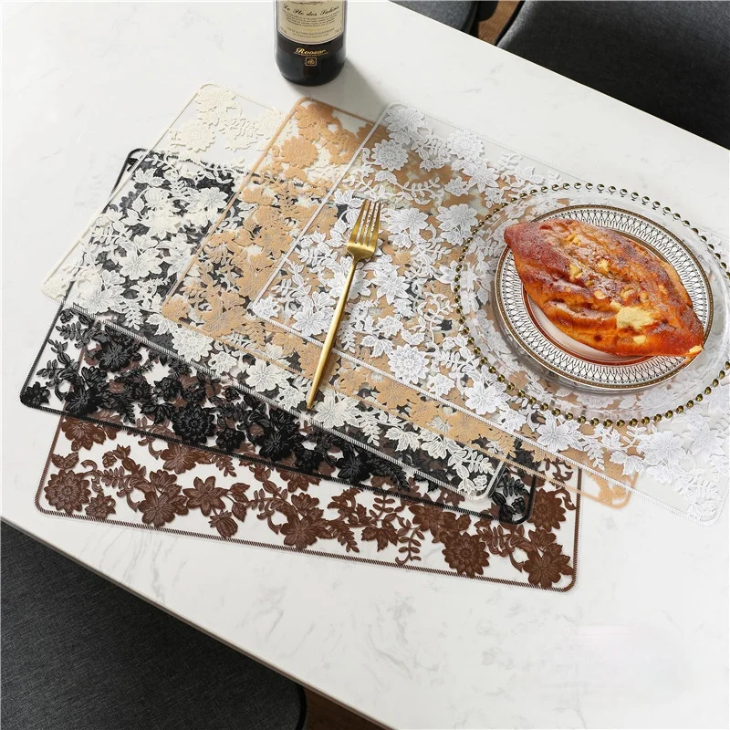 4/6/8 pcs heat-resistant thermal insulation placemat table mat pvc transparent non-slip coaster coffee kitchen decoration
4/6/8 pcs heat-resistant thermal insulation placemat table mat pvc transparent non-slip coaster coffee kitchen decoration