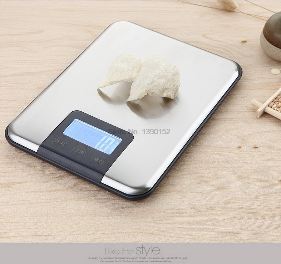Цифровые кухонные весы с сенсорным экраном 10 комплектов 15 кг 1 г электронные из