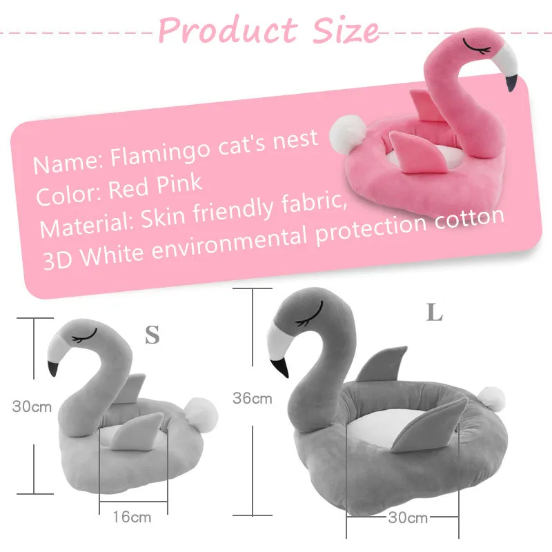 Flamingo Pet Bed for Puppy Super Soft Dog Beds for Small Dogs Comfortable Pet Sleeping Sofa Luxury Soft Puppy Mat Window Cat Bed
Flamingo Pet Bed for Puppy Super Soft Dog Beds for Small Dogs Comfortable Pet Sleeping Sofa Luxury Soft Puppy Mat Window Cat Bed