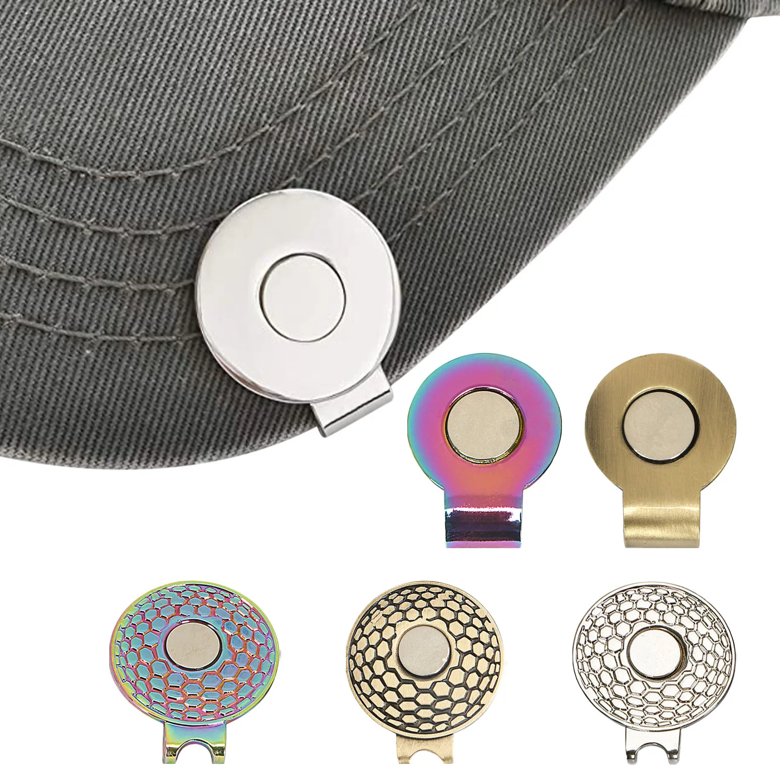 New Golf Ball Marker Magnetic Round Coin Alloy Multi-color Fashionable Golf Hat Clips Ball Marker Clip
New Golf Ball Marker Magnetic Round Coin Alloy Multi-color Fashionable Golf Hat Clips Ball Marker Clip