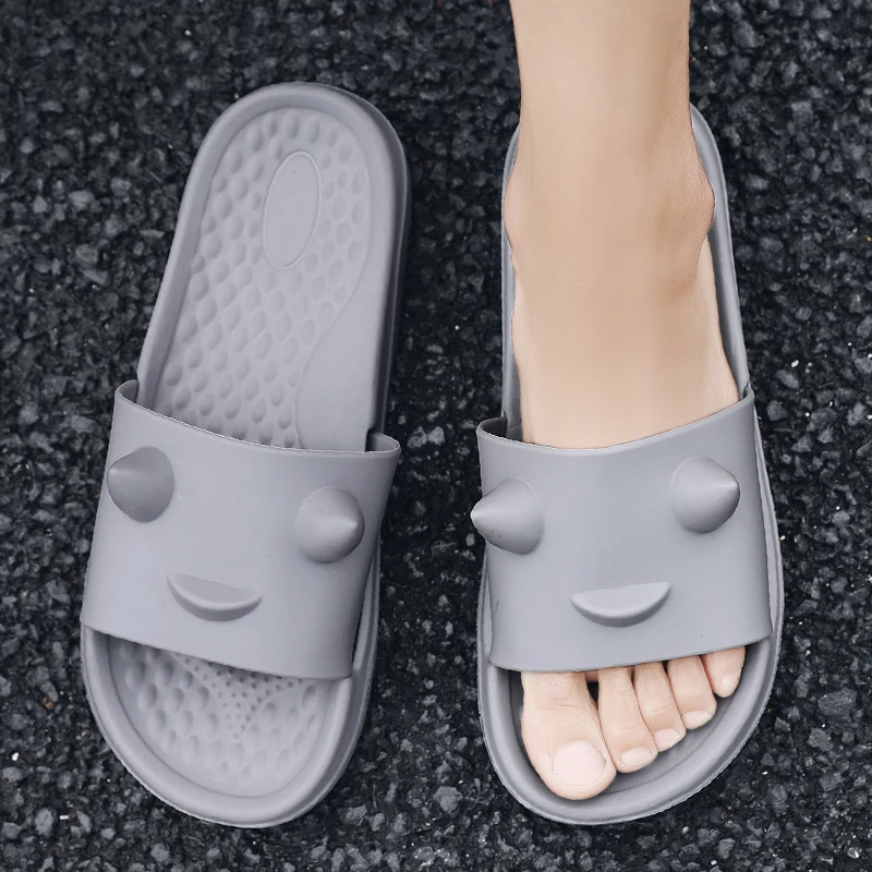 Men Slippers Summer High Quality Slides Male Non-slip Indoor Bathroom Slippers Outdoor Beach Water Sandals Cartoons Casual Sheos
Men Slippers Summer High Quality Slides Male Non-slip Indoor Bathroom Slippers Outdoor Beach Water Sandals Cartoons Casual Sheos