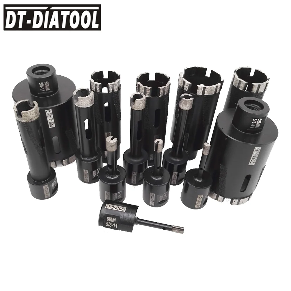 DT-DIATOOL 1pc Solid or Crown Segments Hole Saw Welded Diamond Drilling Core Bits Wet 5/8-11 thread Drill Bits for Hard Granite
DT-DIATOOL 1pc Solid or Crown Segments Hole Saw Welded Diamond Drilling Core Bits Wet 5/8-11 thread Drill Bits for Hard Granite