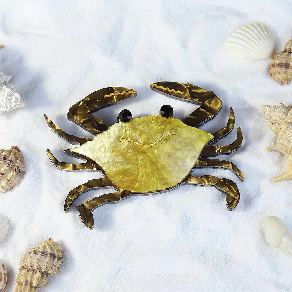 Handmade Arcylic Lovely Crab Brooches For Women New Sparking Sea Animal Party Casual Brooch Pin Kids Gifts
Handmade Arcylic Lovely Crab Brooches For Women New Sparking Sea Animal Party Casual Brooch Pin Kids Gifts