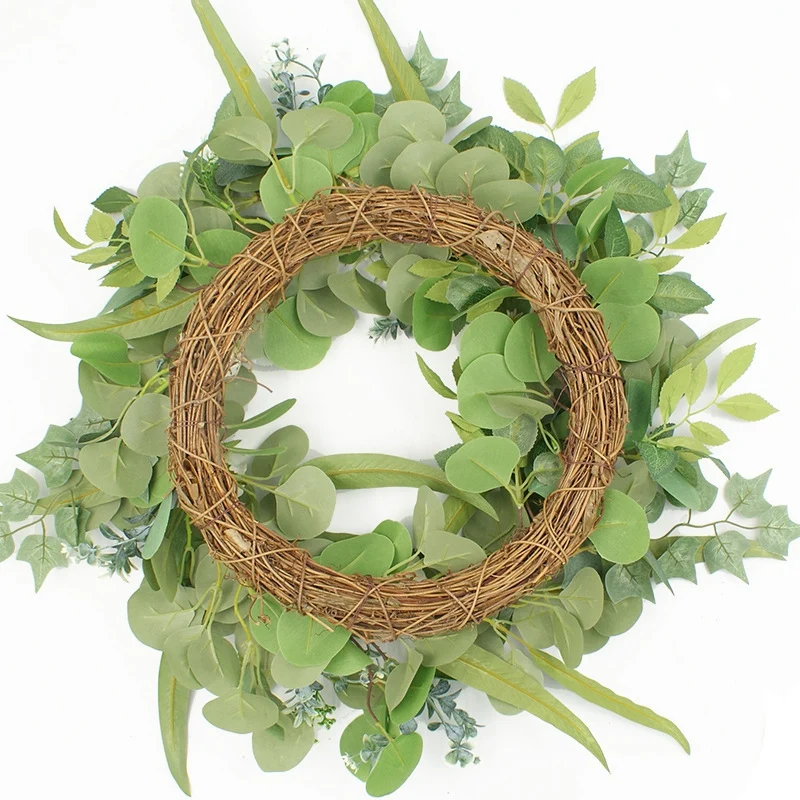 New Artificial Eucalyptus Wreath,21.6 Inch Eucalyptus Leaves Wreath with Green Leaf Wreath Front Door Wall Window Decor
New Artificial Eucalyptus Wreath,21.6 Inch Eucalyptus Leaves Wreath with Green Leaf Wreath Front Door Wall Window Decor