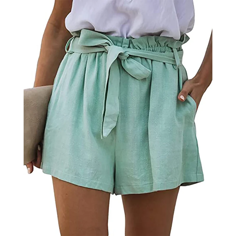 Solid Fashion Lace Up Beach Shorts Summer Women's Casual Pocket Loose Elastic Tie Fold Wide-leg Shorts Pants Plus Size Clothing
Solid Fashion Lace Up Beach Shorts Summer Women's Casual Pocket Loose Elastic Tie Fold Wide-leg Shorts Pants Plus Size Clothing