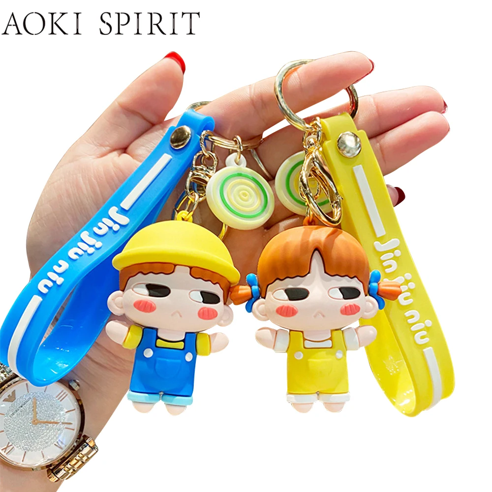 Creative Simple Boy Girl Keychain PVC 3D Cartoon Couple Character pPendant Mobile Phone Backpack Car Accessories Keyring Gift
Creative Simple Boy Girl Keychain PVC 3D Cartoon Couple Character pPendant Mobile Phone Backpack Car Accessories Keyring Gift