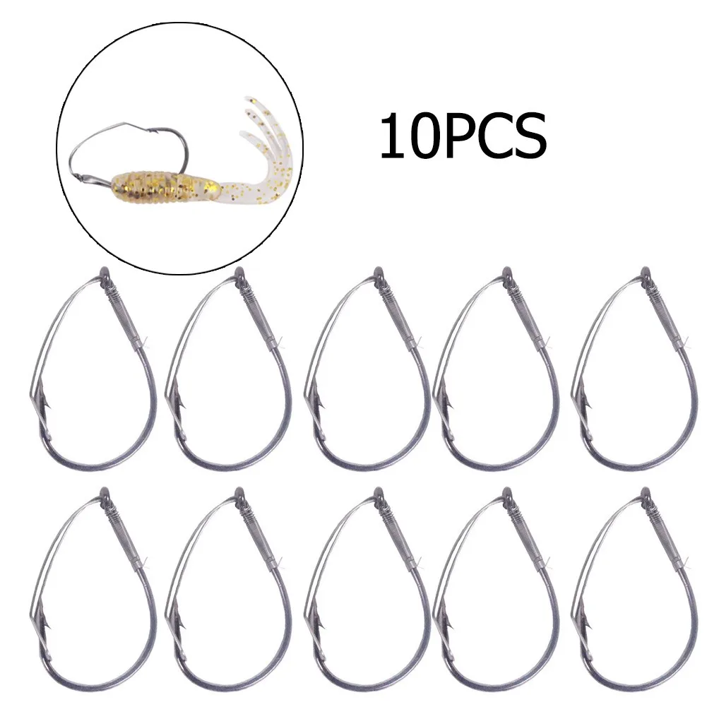 10pcs Barbed Hook Tooth Guard Single Hook Anti-hanging Bottom Hook High Carbon Steel Worm Bait Barb Wide Gap Hook Fish Hook
10pcs Barbed Hook Tooth Guard Single Hook Anti-hanging Bottom Hook High Carbon Steel Worm Bait Barb Wide Gap Hook Fish Hook