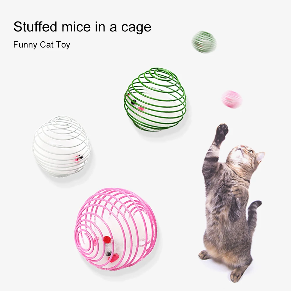 2020 New 3pcs/Set Cat Toy Pet Solid Color Ball Spring Prison Cage Mouse Telescopic Wire Interactive Stick Play Toy Pet Supplies
2020 New 3pcs/Set Cat Toy Pet Solid Color Ball Spring Prison Cage Mouse Telescopic Wire Interactive Stick Play Toy Pet Supplies