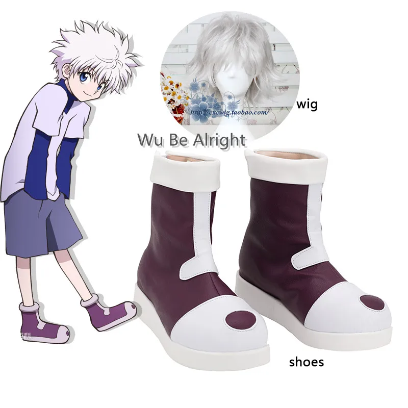 HUNTER×HUNTER Killua Zoldyck аниме косплей обувь сапоги косплей костюм парики на Хэллоуин карнавальвечерние аксессуары на заказ
HUNTER×HUNTER Killua Zoldyck аниме косплей обувь сапоги косплей костюм парики на Хэллоуин карнавальвечерние аксессуары на заказ