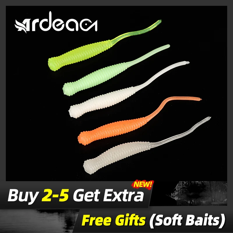 Ardea Soft Lures Silicone Bait 42mm 0.3g Artificial Worm Swimbait Jigging Fishing Bait bass Wobblers Fishing Tackle
Ardea Soft Lures Silicone Bait 42mm 0.3g Artificial Worm Swimbait Jigging Fishing Bait bass Wobblers Fishing Tackle