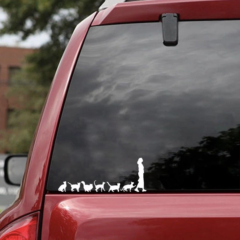 Cat Lady car stickers Cats Follow Woman Vinyl Sticker Cute Car Window Decal Bumper Sticker Pet Pets Fun Car Styling
Cat Lady car stickers Cats Follow Woman Vinyl Sticker Cute Car Window Decal Bumper Sticker Pet Pets Fun Car Styling