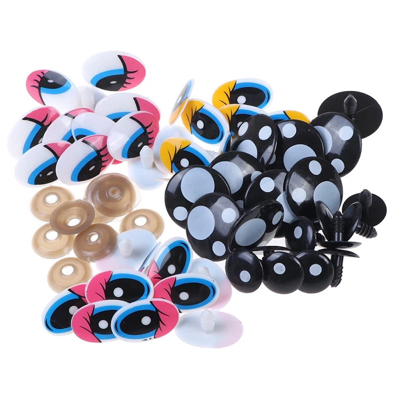 10pcs DIY Cartoon Doll Eyes Safety Eyes for toys Handmade Doll Eye Children Dolls Stuffed Animal Crafts Puppet Accessories
10pcs DIY Cartoon Doll Eyes Safety Eyes for toys Handmade Doll Eye Children Dolls Stuffed Animal Crafts Puppet Accessories