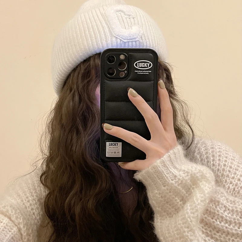 Winter Down Jacket 3D The Puffer Lucky Label Soft Cloth Phone Case For iPhone 13 12 11 Pro Max Xr X Xs Max 7 8 Plus Soft Cover
Winter Down Jacket 3D The Puffer Lucky Label Soft Cloth Phone Case For iPhone 13 12 11 Pro Max Xr X Xs Max 7 8 Plus Soft Cover