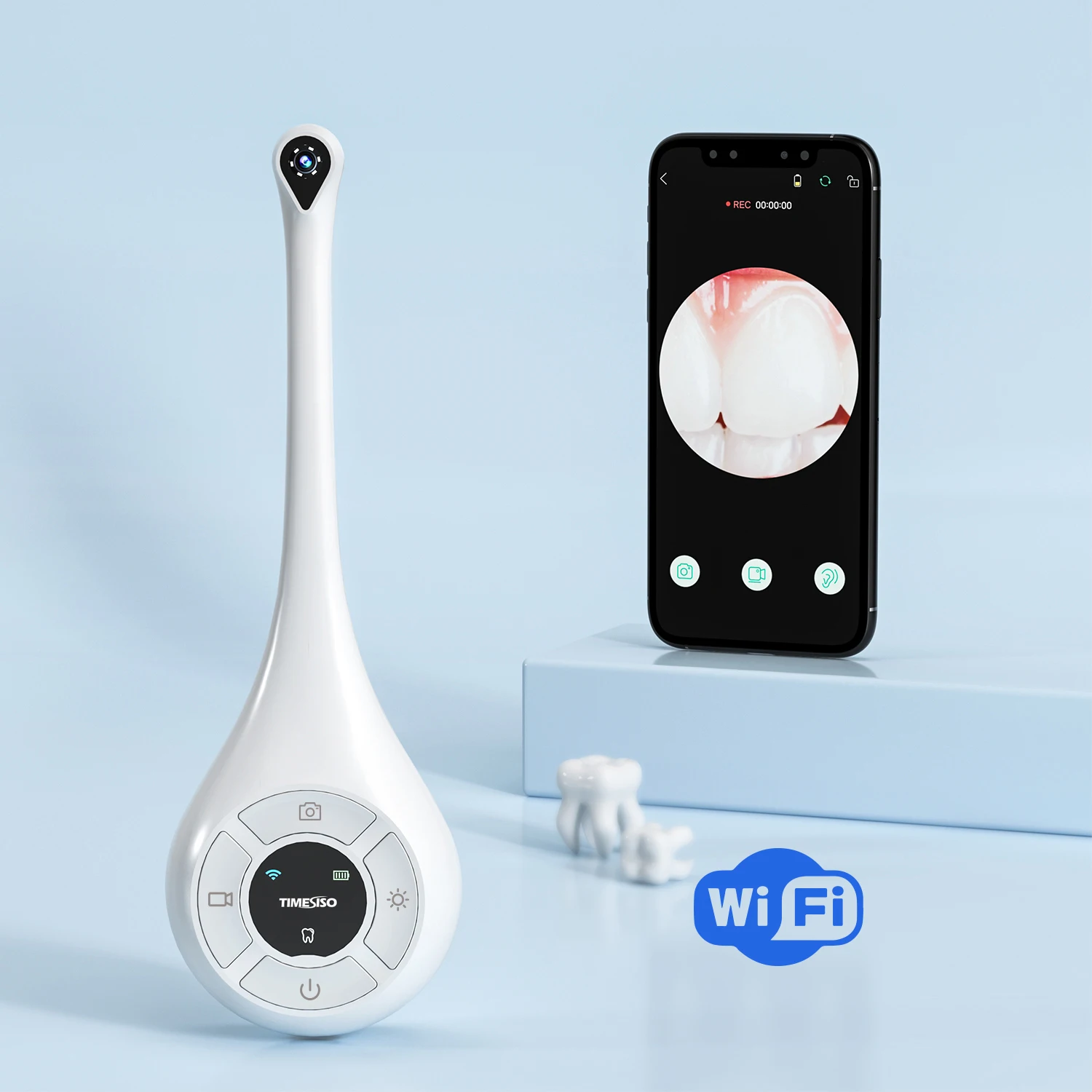 Wireless Intraoral Camera Video Dentist Intra Oral Camera Wifi Dental Endoscope Dentistry HD 1080P Tool for Familly Teeth Health
Wireless Intraoral Camera Video Dentist Intra Oral Camera Wifi Dental Endoscope Dentistry HD 1080P Tool for Familly Teeth Health