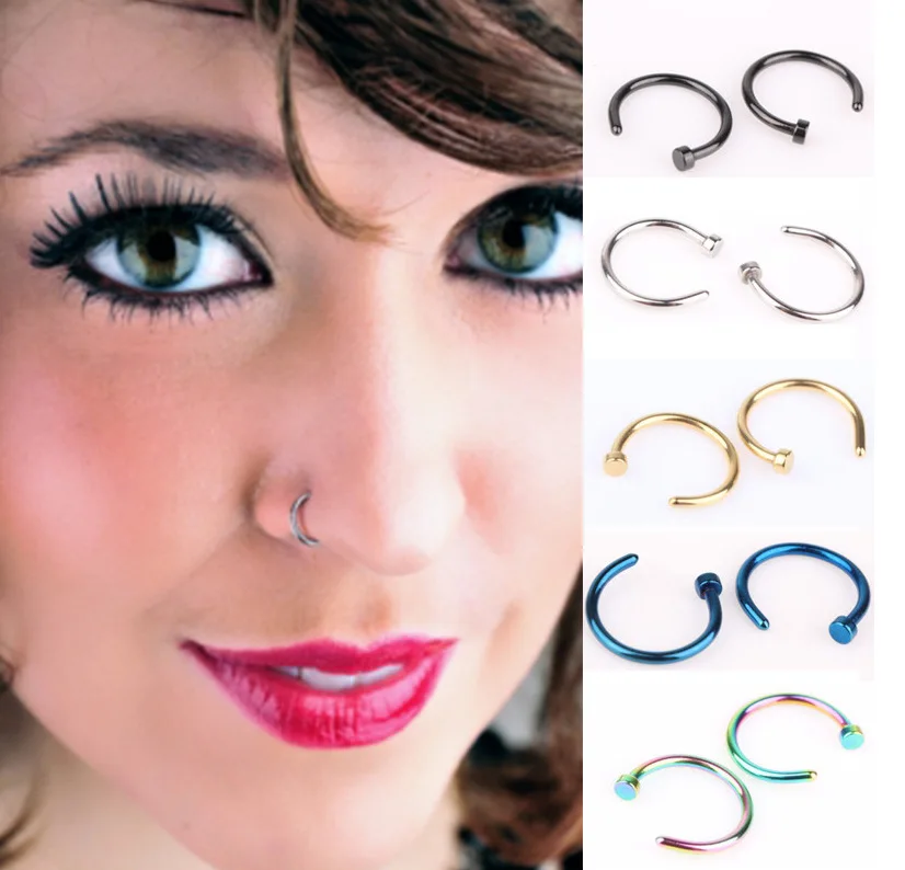 Nose Ring Body Piercing for Women Non-Discoloration Nose Ring Titanium Steel Human Accessories Nose Piercing Jewelry Accessories
Nose Ring Body Piercing for Women Non-Discoloration Nose Ring Titanium Steel Human Accessories Nose Piercing Jewelry Accessories
