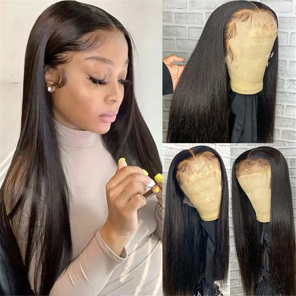 13x4 Lace Front Human Hair Wigs Brazilian Bone Straight Lace Frontal Wig 4X4 Lace Closure Wig Preplucked 22Inch Wig For Women
13x4 Lace Front Human Hair Wigs Brazilian Bone Straight Lace Frontal Wig 4X4 Lace Closure Wig Preplucked 22Inch Wig For Women