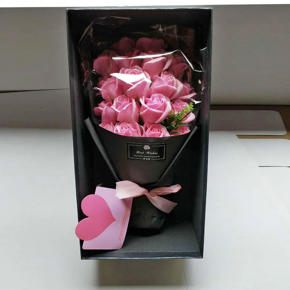 Romantic 18pcs Soap Rose Bundle Bouquet Festival Box Soap Artificial Flower Bouquet Rose Bath Petal Box Valentines Day Gifts#38
Romantic 18pcs Soap Rose Bundle Bouquet Festival Box Soap Artificial Flower Bouquet Rose Bath Petal Box Valentines Day Gifts#38