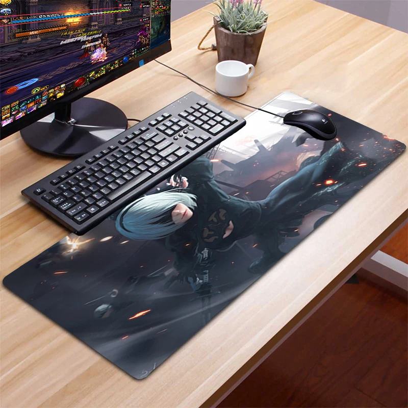 Mouse Pad Mat NieR Automata Computer Game Mousepad 90x40cm Natural Rubber Mouse pad gamer desk mat Computer Gamer keyboard Mouse 
Mouse Pad Mat NieR Automata Computer Game Mousepad 90x40cm Natural Rubber Mouse pad gamer desk mat Computer Gamer keyboard Mouse