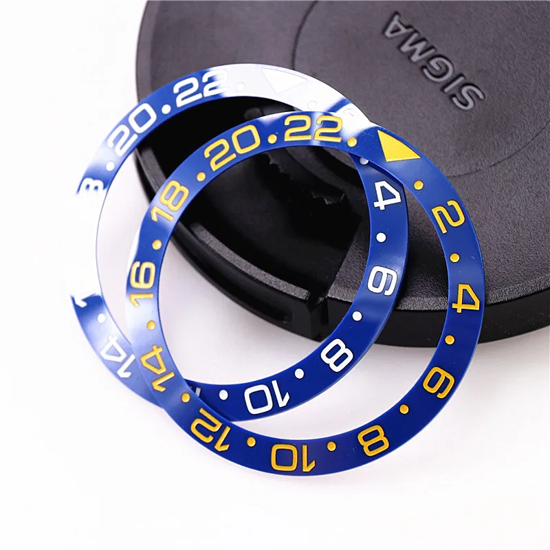 38mm ceramic watch bezel insert for 40mm SUB GMT-MASTER Greenwich watch Seik o SKX007 SKX009 screwed into embedded ring
38mm ceramic watch bezel insert for 40mm SUB GMT-MASTER Greenwich watch Seik o SKX007 SKX009 screwed into embedded ring
