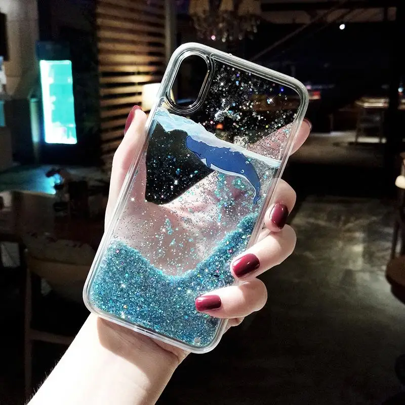 Чехол с динамическим зыбучим песком для Huawei Y9 2018 P20 Pro P10 Honor V10 10 9 Lite 8x 7A 7C 7X Nova 3 3i 3E 2S