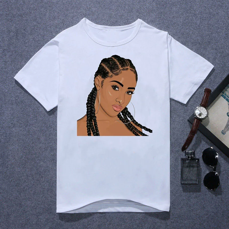 Black Girl Magic T Shirt Women Black Girl Print Women T-shirt Graphical Top Hip Hop White T-shirt Femme
Black Girl Magic T Shirt Women Black Girl Print Women T-shirt Graphical Top Hip Hop White T-shirt Femme