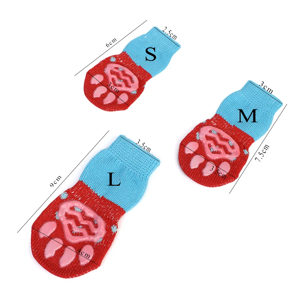 4Pc Warm Puppy Dog Socks Soft Pet Knits Socks Cartoon Anti Slip Socks For Small Dogs Cats Breathable Cotton Shoes Pet Product
4Pc Warm Puppy Dog Socks Soft Pet Knits Socks Cartoon Anti Slip Socks For Small Dogs Cats Breathable Cotton Shoes Pet Product