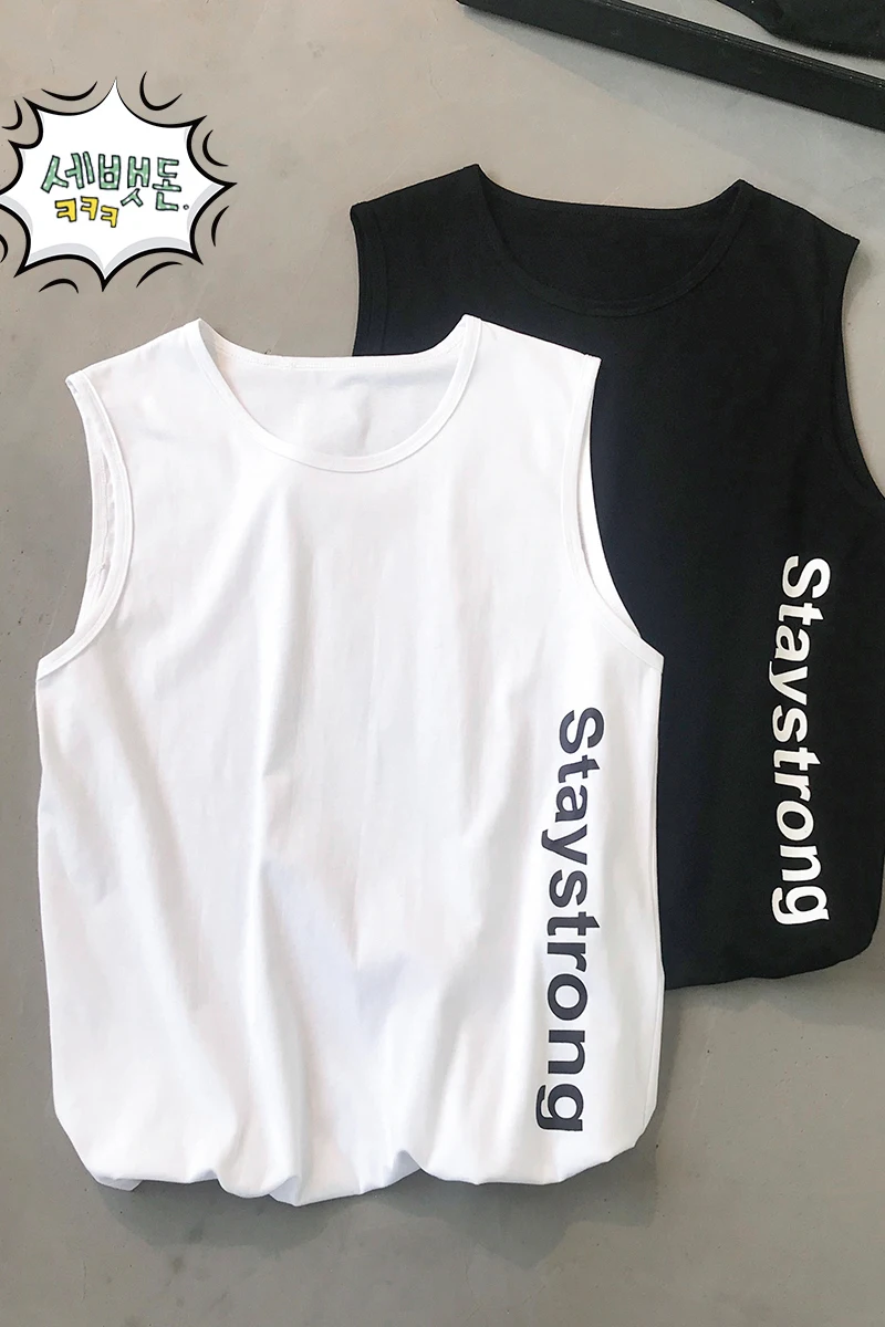 LONGHENG Balloon edition letterprint undershirt men's trend loose sport sleeveless T-shirt
LONGHENG Balloon edition letterprint undershirt men's trend loose sport sleeveless T-shirt