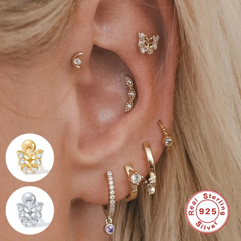 S925 стерлингового серебра индивидуальные с выдолбленными участками до бабочки усыпанные бриллиантами пирсинга хрящей для серьги-гвоздики ...
S925 стерлингового серебра индивидуальные с выдолбленными участками до бабочки усыпанные бриллиантами пирсинга хрящей для серьги-гвоздики ...