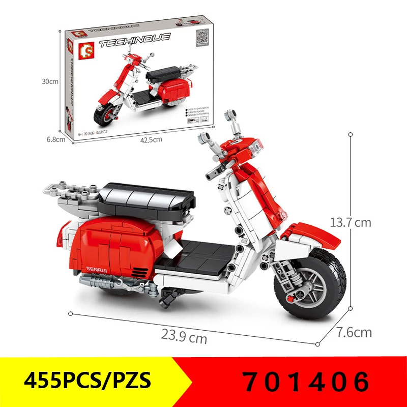 455PCS Building Blocks 3D Motorcycle Model Ornaments Creative Puzzle Assembly Kids Toys For Boys Kids Birthday Friend Gifts
455PCS Building Blocks 3D Motorcycle Model Ornaments Creative Puzzle Assembly Kids Toys For Boys Kids Birthday Friend Gifts