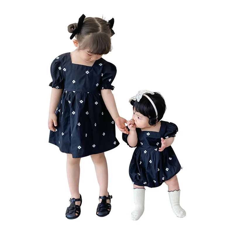 Baby Dress Baby Romper Amoi Embroidered 2021 Sister Dress Girls' Dress 
Baby Dress Baby Romper Amoi Embroidered 2021 Sister Dress Girls' Dress