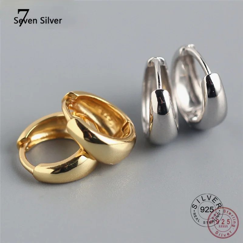 Genuine 100% 925 Sterling Silver Minimalist Geometric Wide Gothic Stud Earrings For Women Party Punk Hip Hop Fine Jewelry 
Genuine 100% 925 Sterling Silver Minimalist Geometric Wide Gothic Stud Earrings For Women Party Punk Hip Hop Fine Jewelry