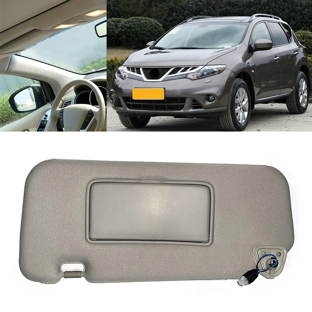Left Side Car Sun Visor Shield Sunshade Replacement for Nissan Murano 2009 2010 2011 2012 2013 2014 96401-1AA1B Gray
Left Side Car Sun Visor Shield Sunshade Replacement for Nissan Murano 2009 2010 2011 2012 2013 2014 96401-1AA1B Gray