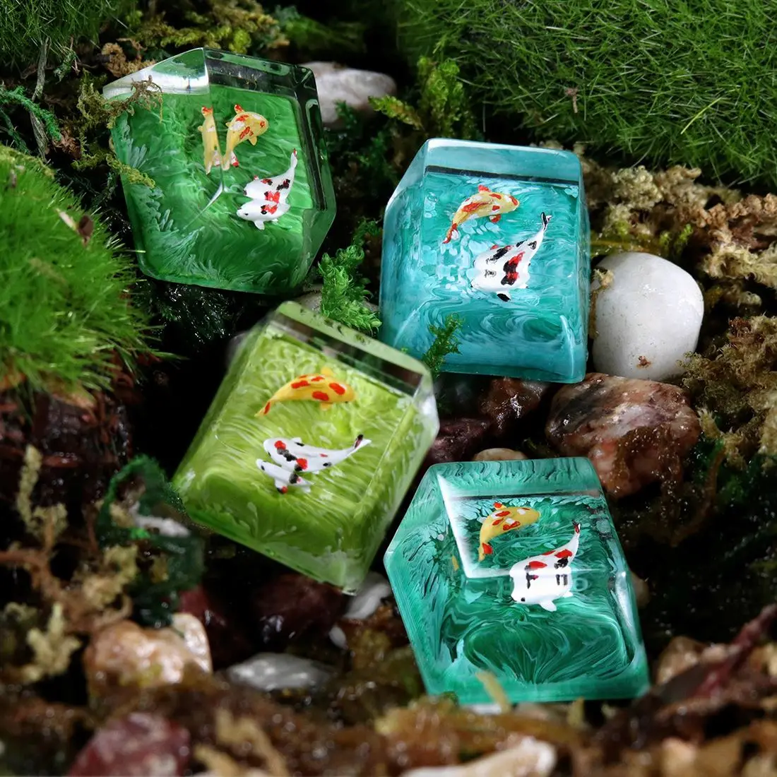 Vergo Handmade Customized Resin Keycap Cherry R4 Profile Keycap for Mechanical Keyboard - Koi Purple
Vergo Handmade Customized Resin Keycap Cherry R4 Profile Keycap for Mechanical Keyboard - Koi Purple