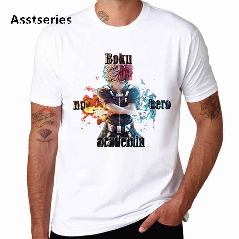 2020 Funny Men's T shirt My Hero Academia Anime Fashion Short-sleeved Tshirt White Printed Top Round Neck T-shirt 
2020 Funny Men's T shirt My Hero Academia Anime Fashion Short-sleeved Tshirt White Printed Top Round Neck T-shirt