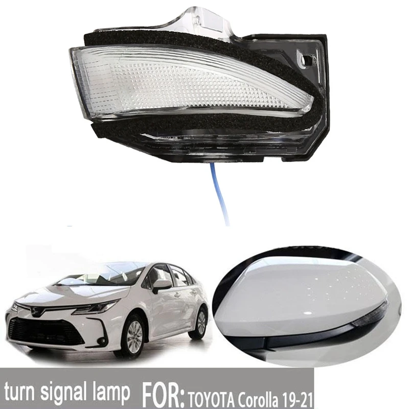 LED Dynamic Amber+Blue Mirror Turn Signal Mirror Indicator Lamp Flowing Water Blinker for Toyota Corolla 2019-2021
LED Dynamic Amber+Blue Mirror Turn Signal Mirror Indicator Lamp Flowing Water Blinker for Toyota Corolla 2019-2021