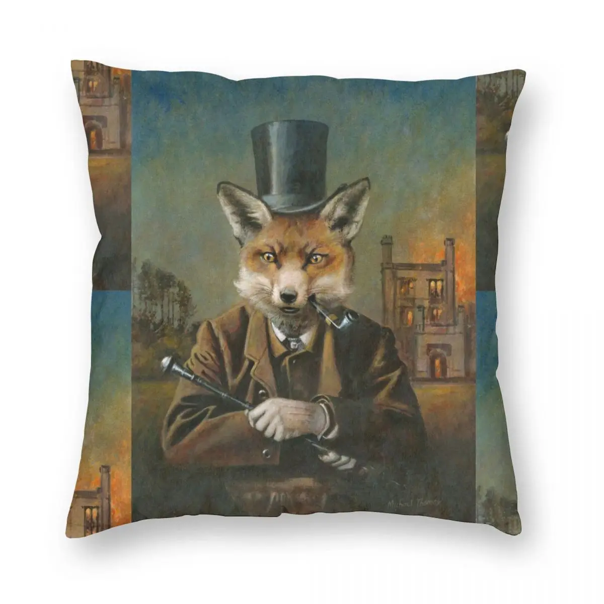 The Dapper Fox Square Pillowcase Polyester Linen Velvet Pattern Zip Decorative Sofa Cushion Cover
The Dapper Fox Square Pillowcase Polyester Linen Velvet Pattern Zip Decorative Sofa Cushion Cover