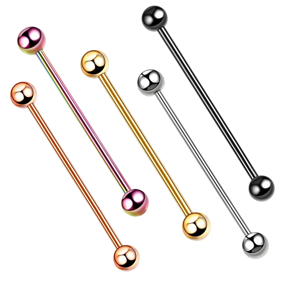14G 1Pc Ear Tragus Septum Piercing Titanium Industrial Threaded Barbell Cartilage Earrings Helix Piercing for Women Body Jewelry
14G 1Pc Ear Tragus Septum Piercing Titanium Industrial Threaded Barbell Cartilage Earrings Helix Piercing for Women Body Jewelry