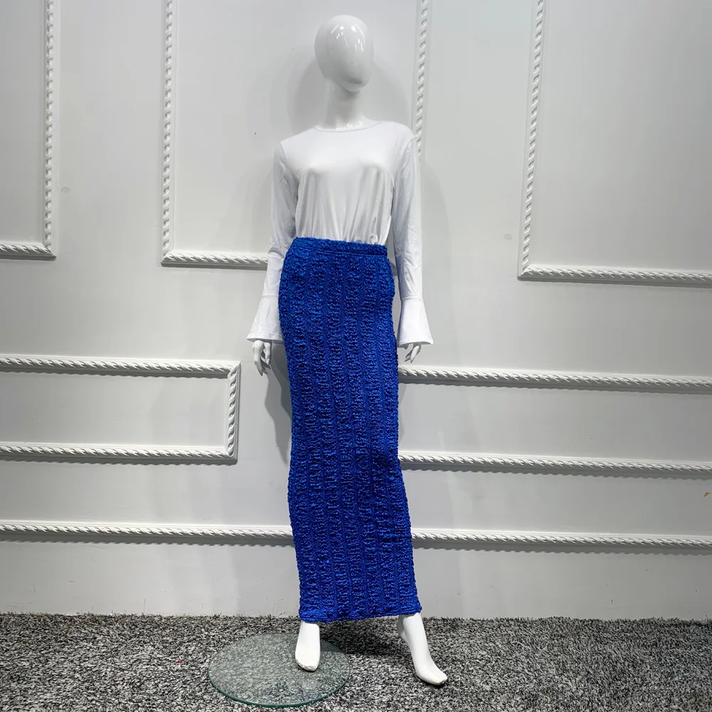 Muslim Skirt Bodycon Stretch Elasticity Women Knit Maxi Bottoms Solid Color Ramadan Sheath Islamic Skirts High Waist Straight
Muslim Skirt Bodycon Stretch Elasticity Women Knit Maxi Bottoms Solid Color Ramadan Sheath Islamic Skirts High Waist Straight