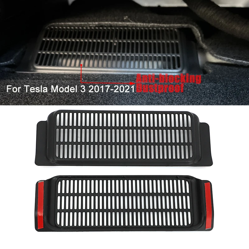 2Pcs/Set Car Air Outlet Cover Anti-Blocking Dust Net Cover For Tesla Model 3 2017-21 Model Y 2020-21
2Pcs/Set Car Air Outlet Cover Anti-Blocking Dust Net Cover For Tesla Model 3 2017-21 Model Y 2020-21