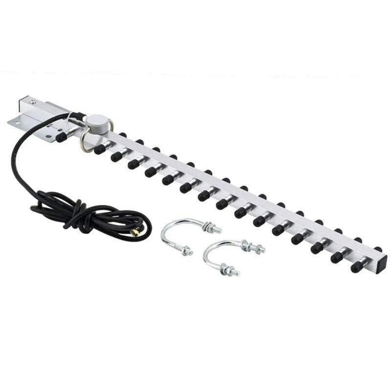 RP-SMA 2.4GHz 25dBi Directional Outdoor Wireless Yagi Antenna WiFi Router Multifunctional High Performance Expanded Access Range
RP-SMA 2.4GHz 25dBi Directional Outdoor Wireless Yagi Antenna WiFi Router Multifunctional High Performance Expanded Access Range