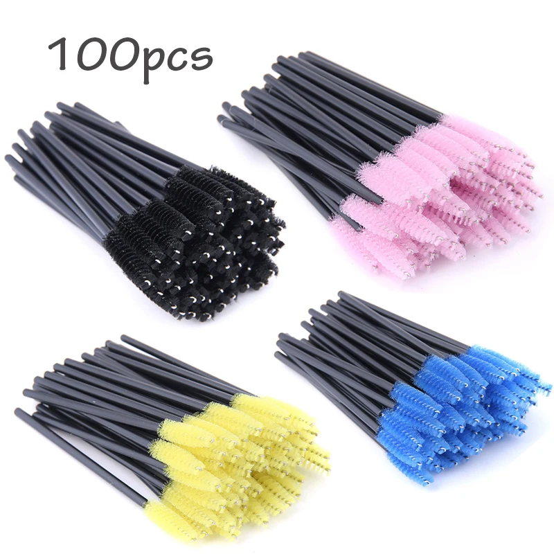 100pcs Eyelash Extension Disposable Eyebrow Brush Mascara Wand Applicator Spoolers Eye Lashes Cosmetic Brushes Set Makeup Tools 
100pcs Eyelash Extension Disposable Eyebrow Brush Mascara Wand Applicator Spoolers Eye Lashes Cosmetic Brushes Set Makeup Tools