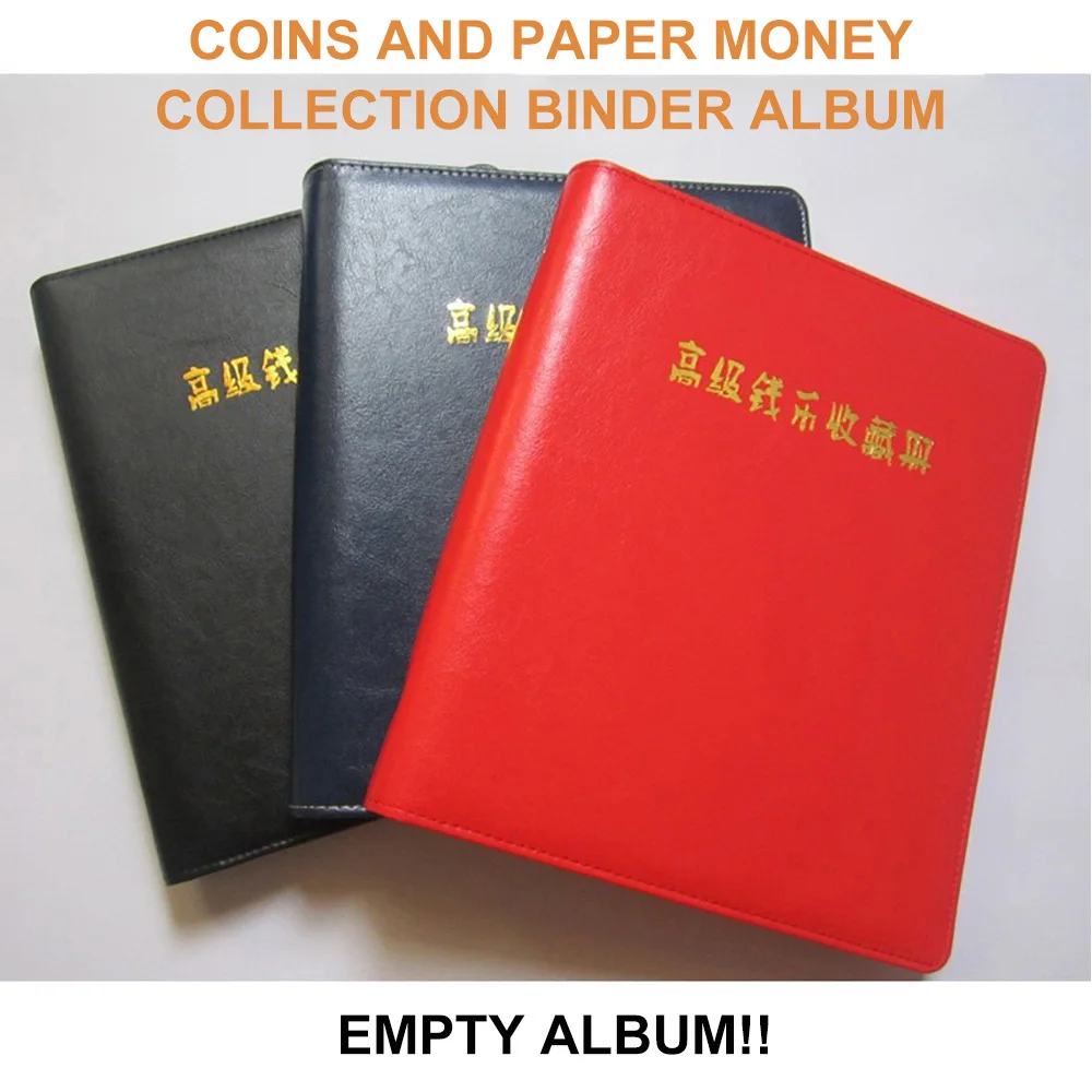 20 Sheet Coins Collection Storage Holder Currency Money Page Album Stock Book Two-in-one collection of banknotes and coins
20 Sheet Coins Collection Storage Holder Currency Money Page Album Stock Book Two-in-one collection of banknotes and coins
