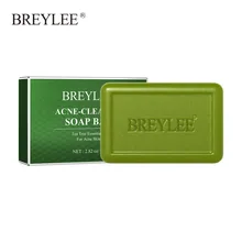 BREYLEE Acne Clearing Oil Face Wash Soap Bar Essential Pore Deep Cleansing Treatment Remove Pimple Blackhead Body Dry Skin Care
